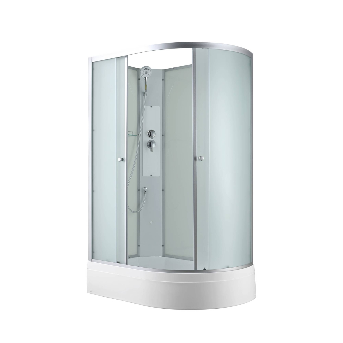 Душевая кабина AvaCan C3012LN/C3012RN 78305/78320, 120 x 80 см, без крыши, поддон средний, левая/правая, стекло матовое, профиль хром 