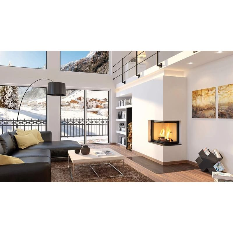 Каминная топка SPARTHERM Varia 2R-55 чёрный шамот 