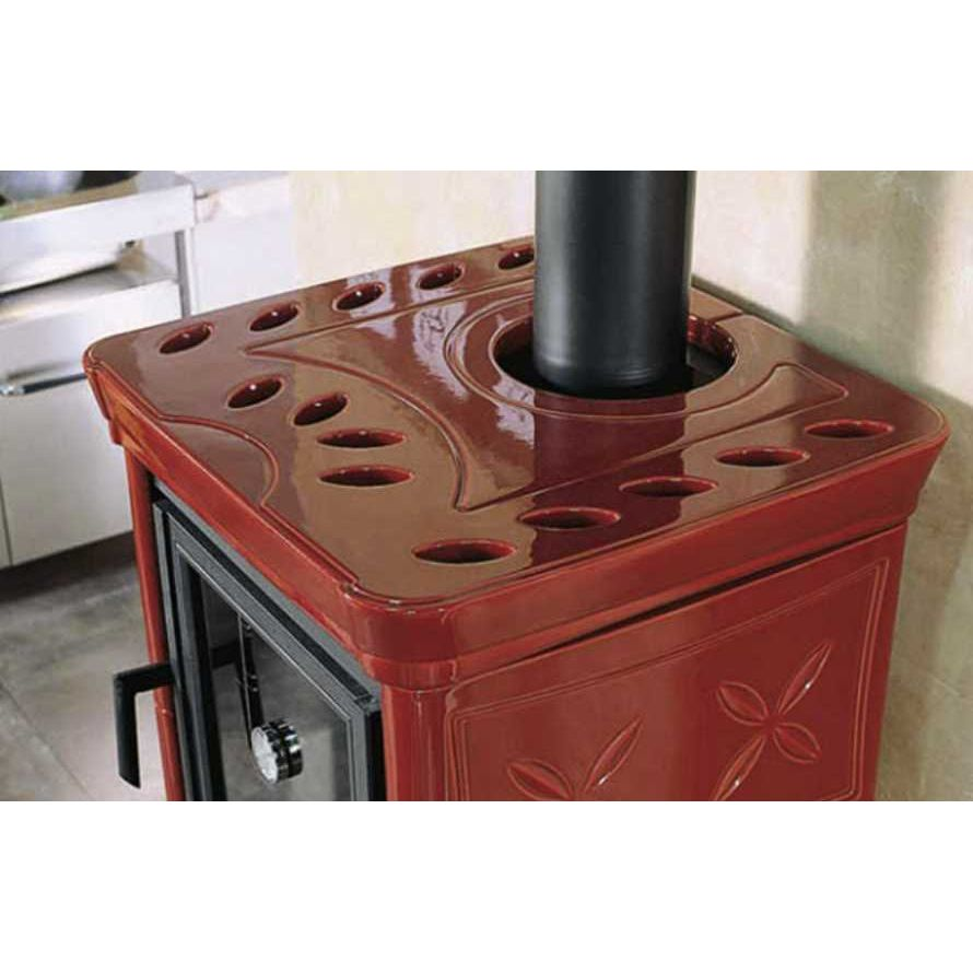 Печь La Nordica Nicoletta Forno evo Silk Vogue Ametista (бежевый с красным) 