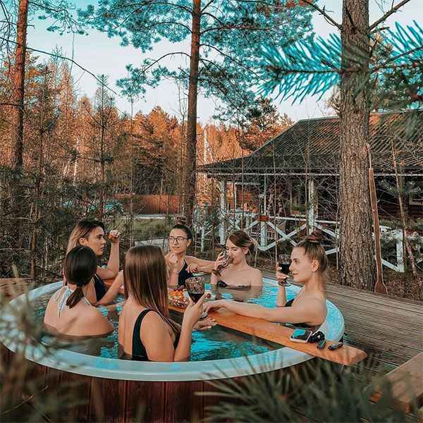 Купель COMFORT HOT 195 (термососна светлая) 
