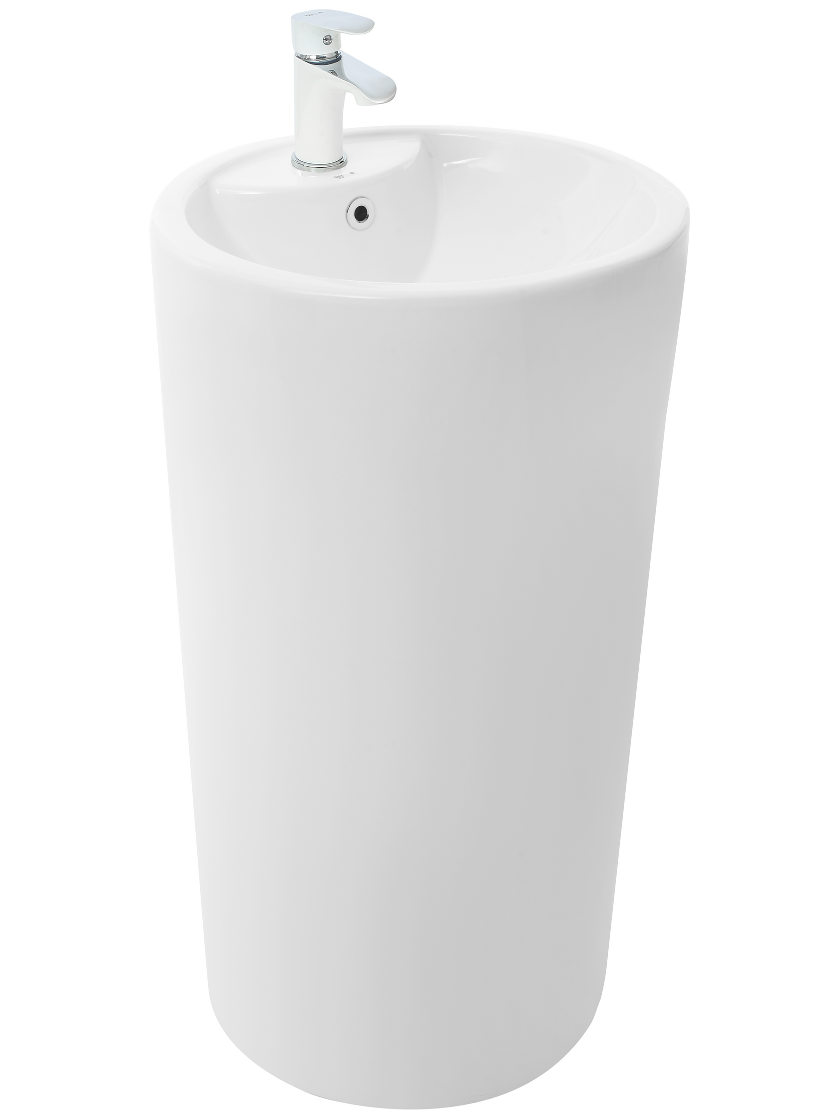WW LEERBACH 4646 GL-WT Раковина напольная. 460х460х830 мм 