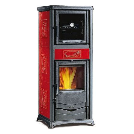Печь La Nordica Rossella Plus Forno evo Liberty BO (бордовый) 