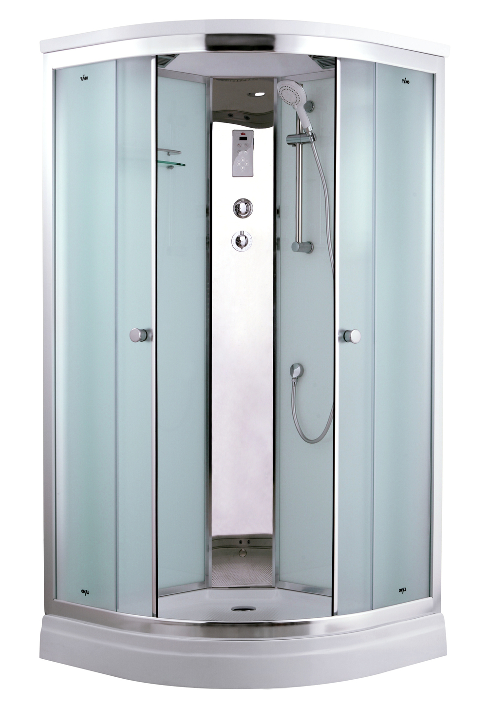 Душевая кабина Timo Comfort T-8801F Fabric Glass, стекло матовое, 100 x 100 см 