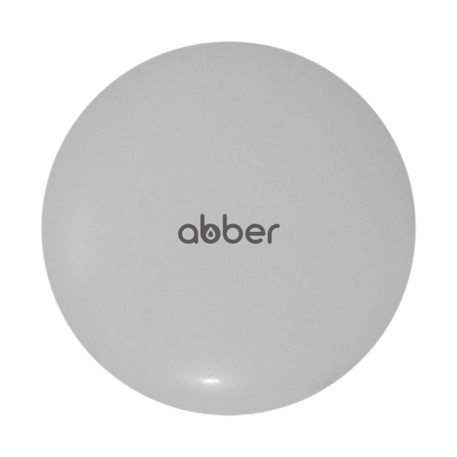 Накладка на слив для раковины ABBER AC0014MLG светло-серая матовая, керамика 