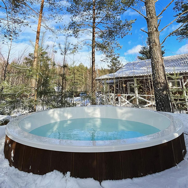 Купель COMFORT 160 COLD (термобереза светлая) 