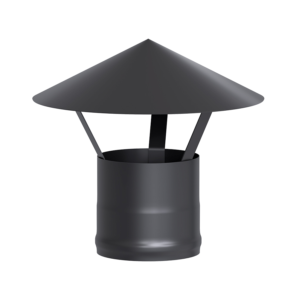 Зонт BLACK (AISI 430/0,5мм) 