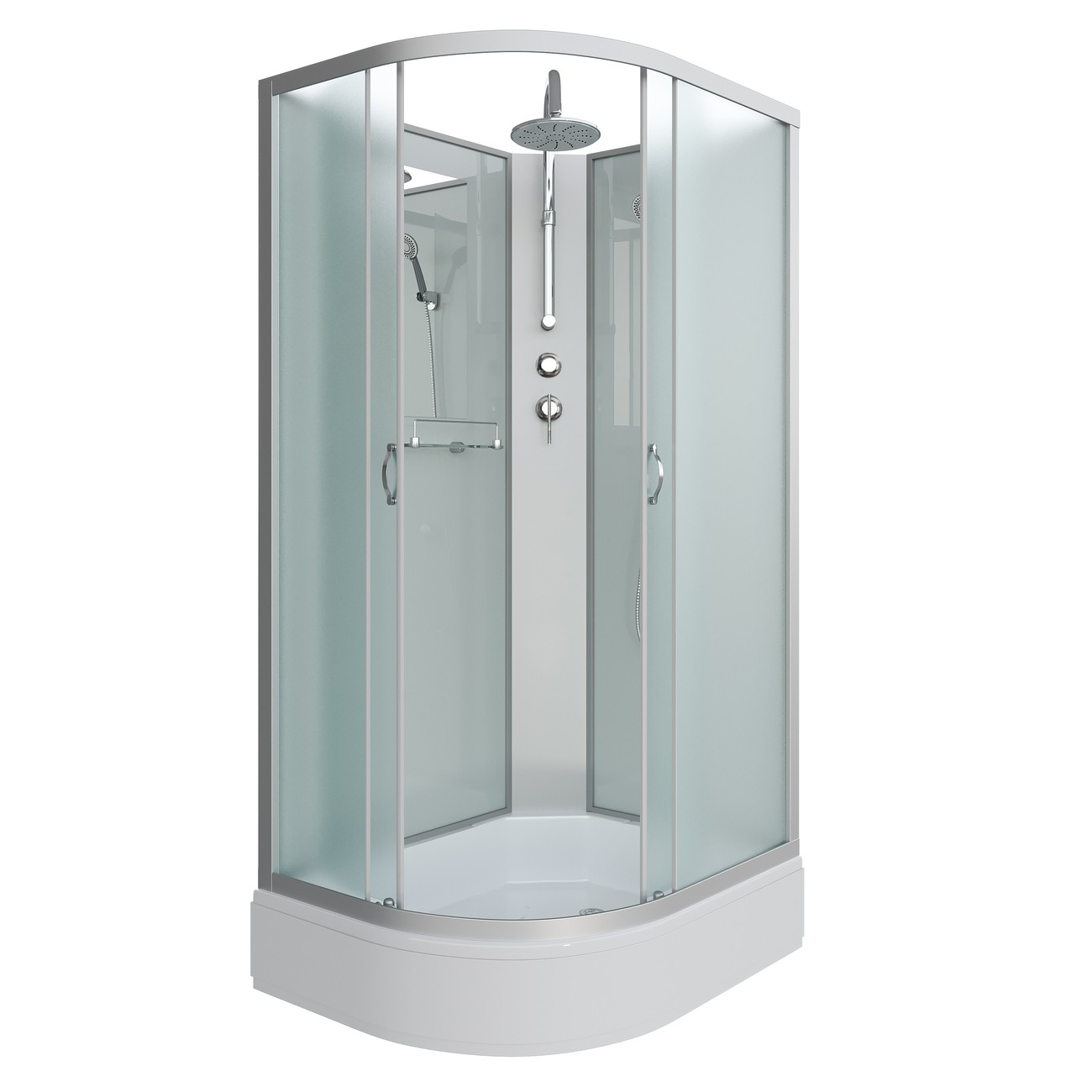 Душевая кабина Niagara Classic NG-33394-14RBKT (130х90х210) средний поддон(26см),стекло матовое,4 места 