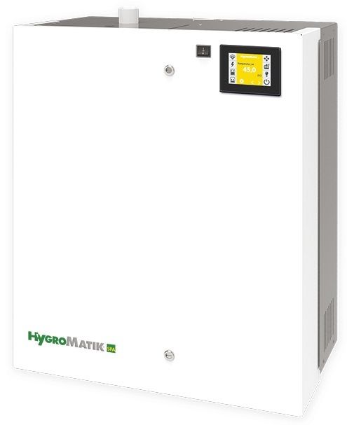 Парогенератор HygroMatik FLE10 с расширительной платой, системой Super Flush и антивандальным датчиком TF105 