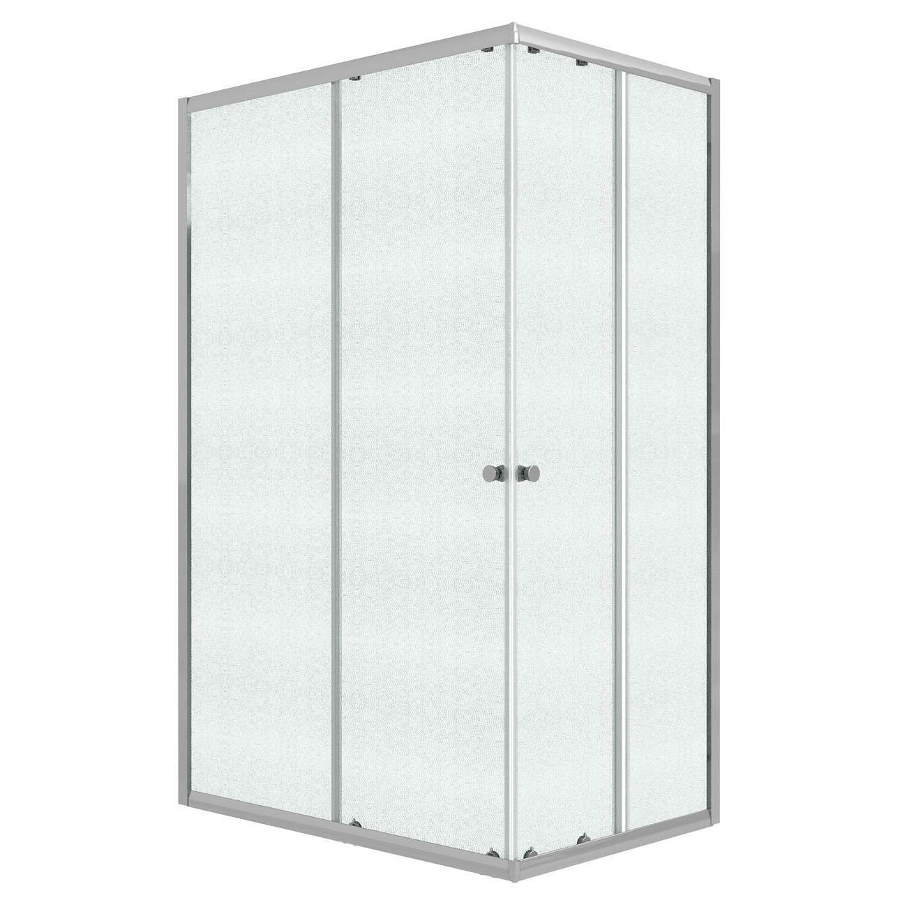 Душевое ограждение Niagara Eco NG-1012-14QMT (120х80х190) прямоугольник,раздвижное,хром,стекло матовое,1 место 