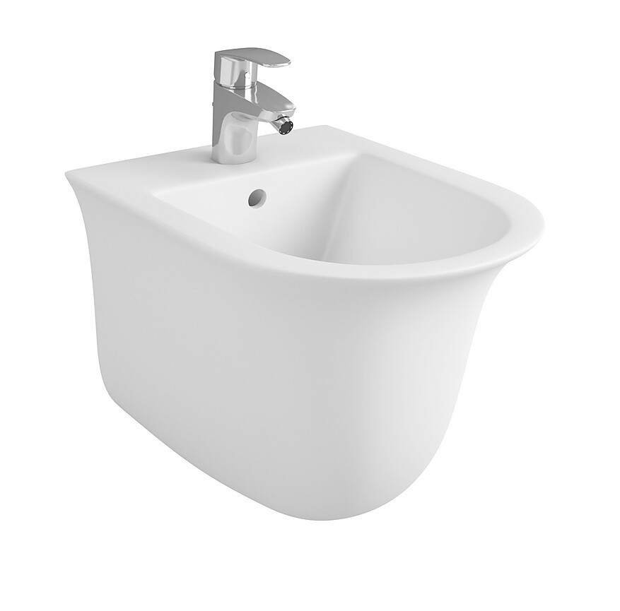 Биде Grossman GR-B4412M (485х345х365) подвесное,белое матовое,1 место 