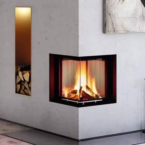 Каминная топка SPARTHERM Mini 2LRh-51 чёрный шамот 