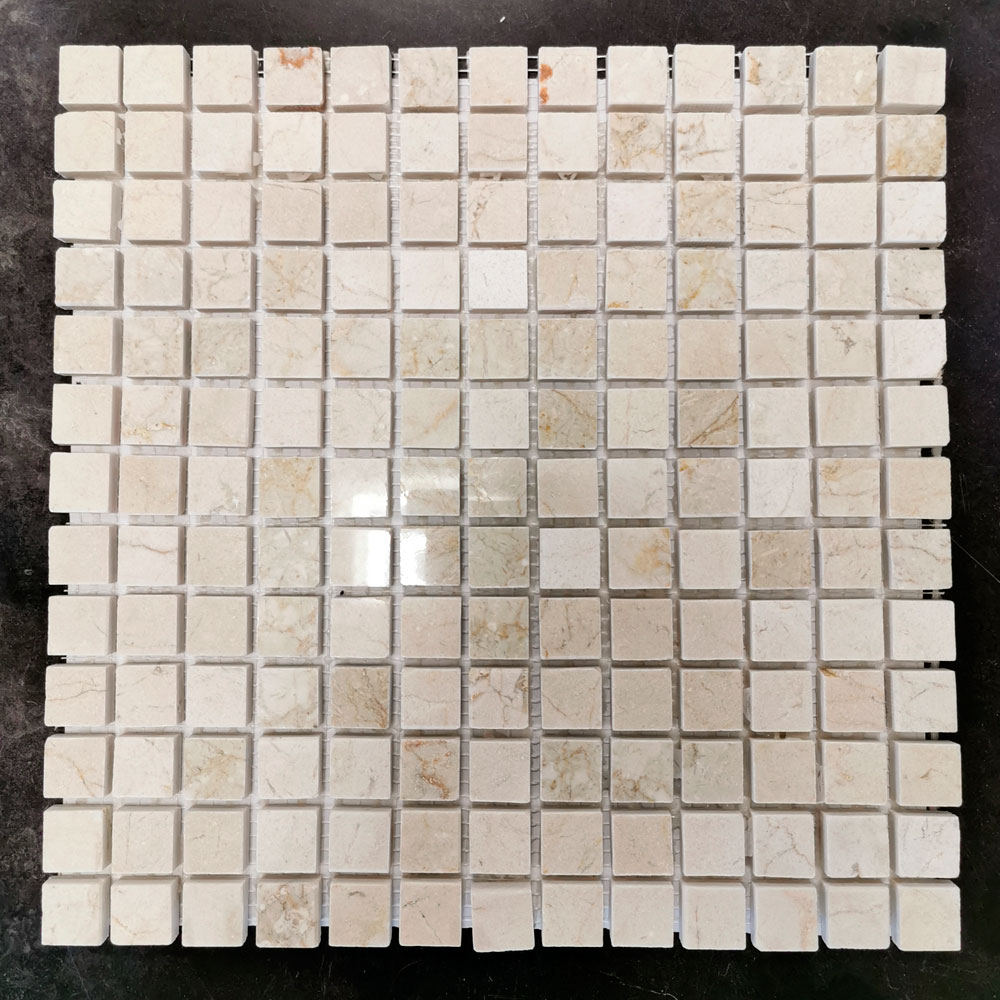 Мозаика из Victoria Crema Marfil polished, 2.2x2.2-30.5х30.5х1 (Eima) 