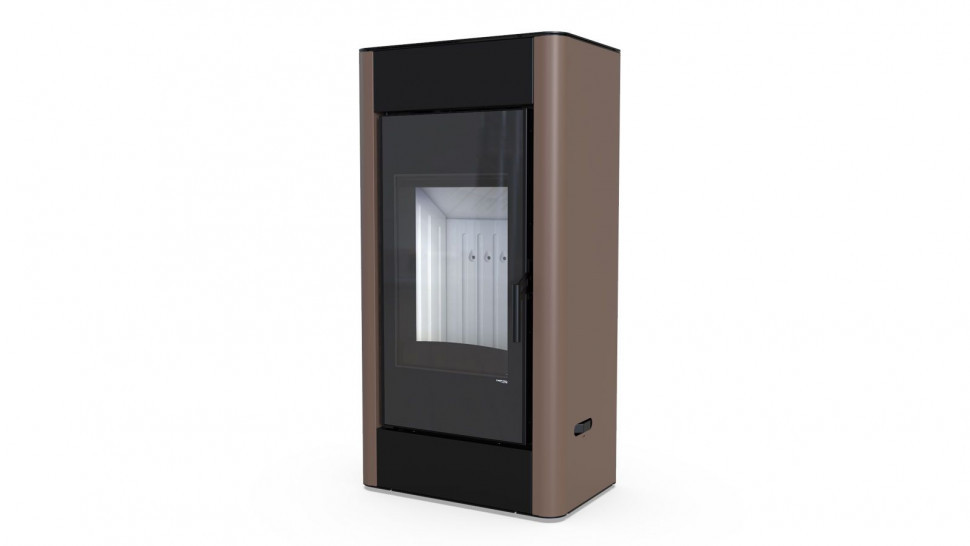 Печь DEFRO HOME SOLUM, 9кВт, коричневая сталь 