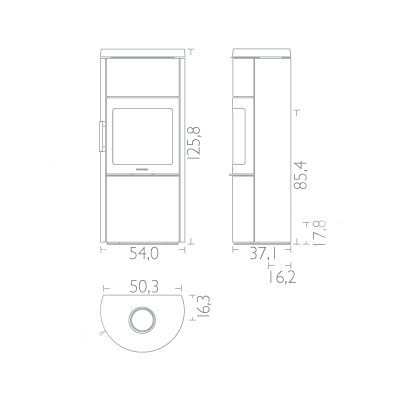 Печь HWAM 3520с 