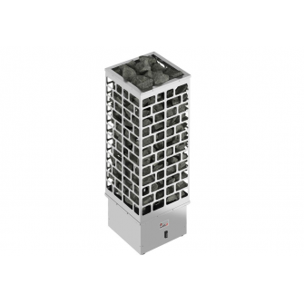 Электрическая печь SAWO Cubos CUB3-75Ni2-P (7,5 кВт, нержавейка), выносной пульт (встроенный блок мощности, пульт покупается отдельно) 