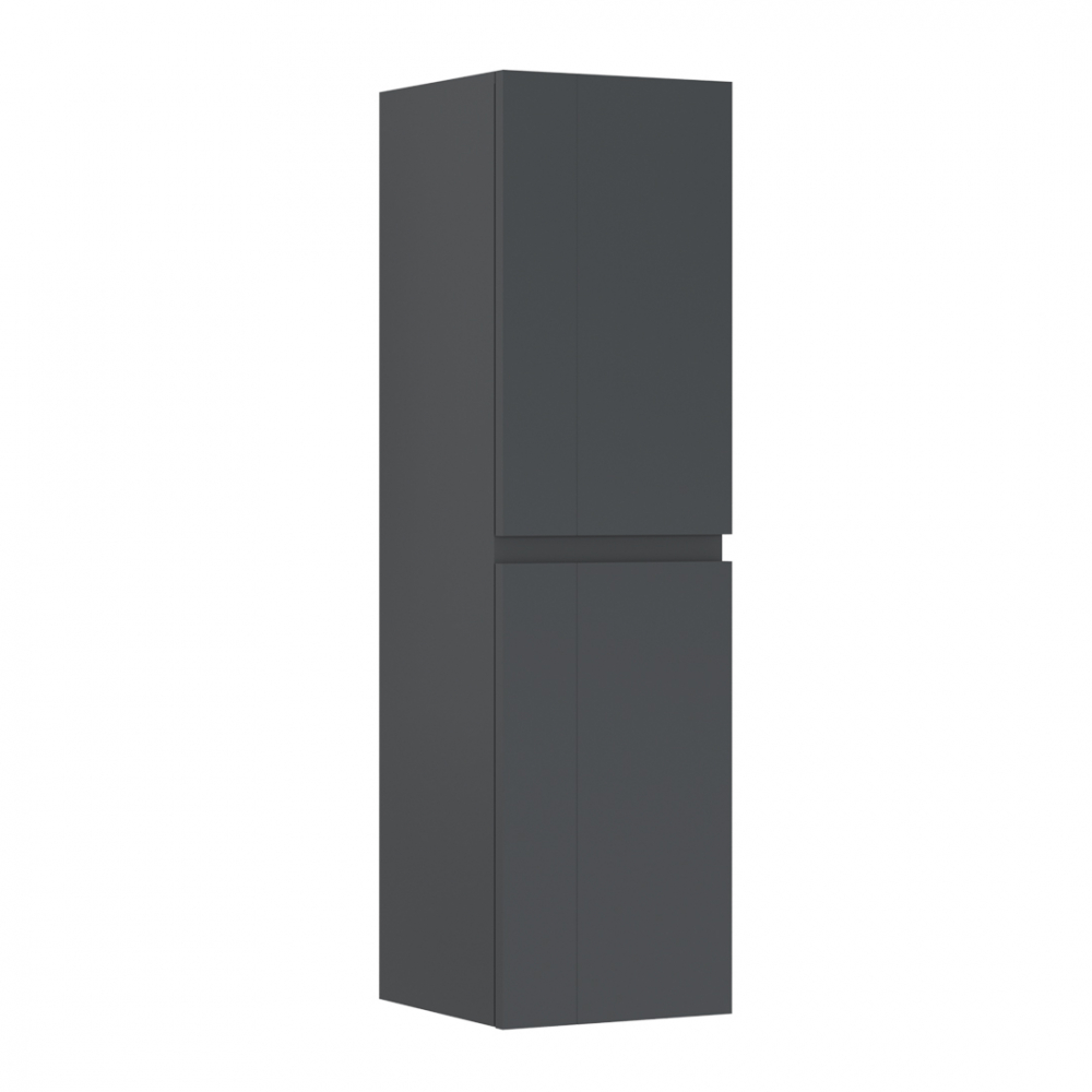 Пенал Orka Likya 3001084, 40 х 140 см, подвесной, цвет антрацит матовый 