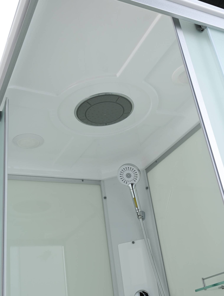 Душевая кабина Avacan CK2912 78352, 120 х 90 см, с крышей, поддон низкий, стекло матовое, профиль хром 
