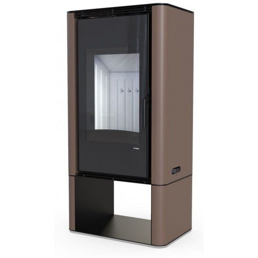 Печь камин DEFRO HOME SOLUM LOG 9кВт коричневая сталь 