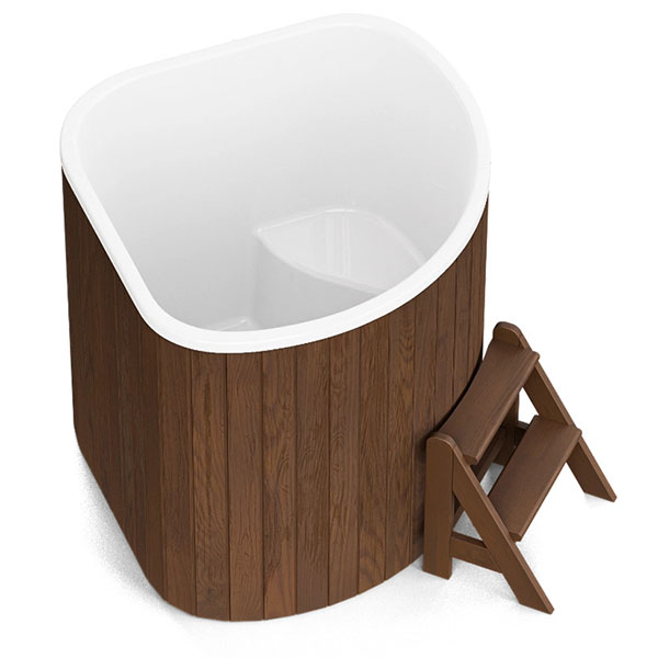 Купель CORNER SMALL (термососна темная) 