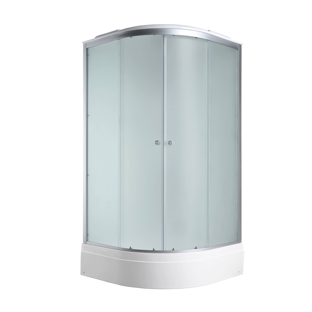 Душевая кабина AvaCan C3080N 78308, 80 x 80 см, без крыши, поддон средний, стекло матовое, профиль хром 