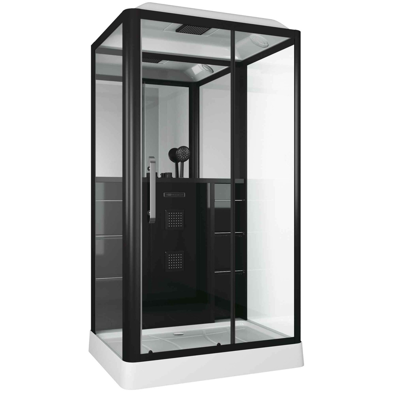 Душевая кабина Grossman Alba GR227R (90x120x225) дверь раздвижная,3 места 