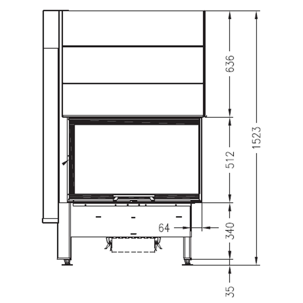 Каминная топка Palazzetti Sunny Fire 80 DX 