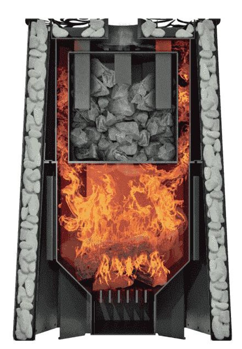 Дровяная печь для бани Grill’D Violet 200 Short Max Pro 
