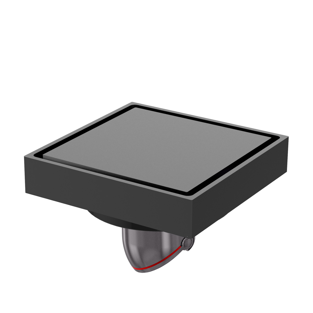 Душевой трап ABBER AE792100B черный матовый 