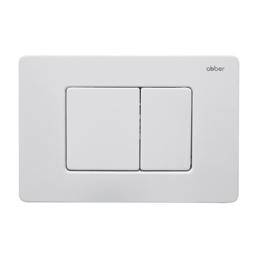 Инсталляция с унитазом Abber Rechteck AC1201-AC0105-AC0120MW, сиденье микролифт, клавиша смыва белый матовый, белый, комплект 