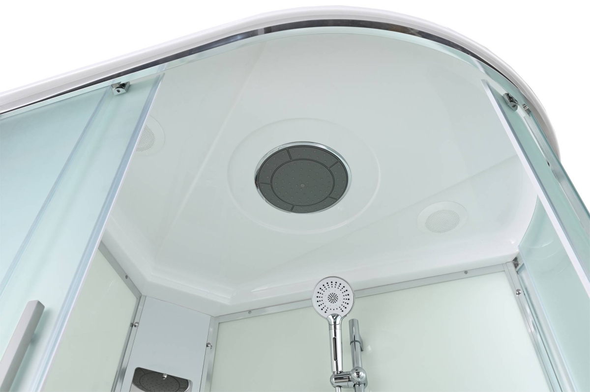 Душевая кабина AvaCan EM5812L/EM5812R 78196/78190, 120 x 80 см, с крышей, поддон высокий, левая/правая, стекло матовое, профиль хром 