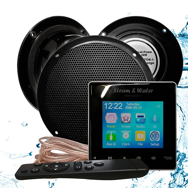 Комплект влагостойкой акустики SW 3 Black Standart Visaton 