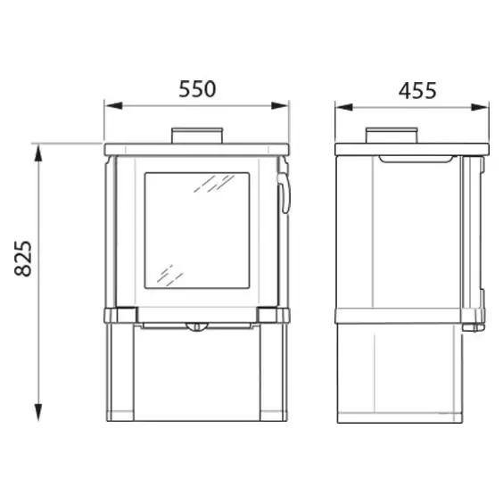 Печь камин Contura 54T 