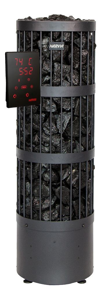 HARVIA Электрическая печь Legend PO110XE black, выносной пульт в комплекте, арт HPO1104XE 