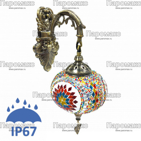 Бра Сабира мозаичное в восточном стиле IP 67 12V 