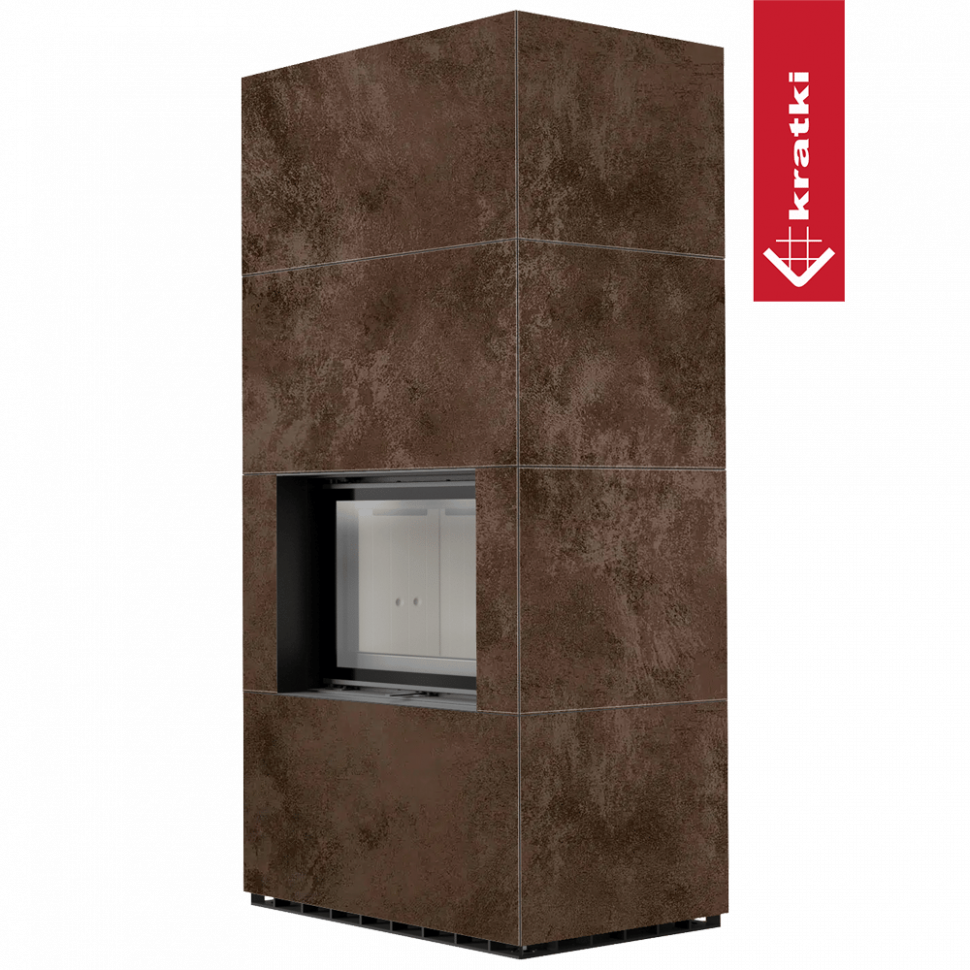 Каминокомплект Kratki PRO FLOKI OXIDE MORO 