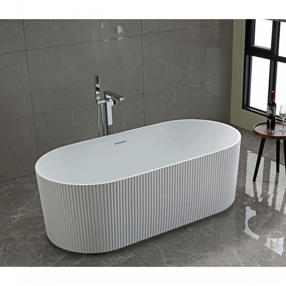Ванна акриловая Frank F6103, 12513, 170 х 75 см, цвет белый 