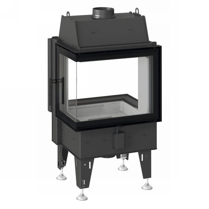 Дровяная топка BeF Twin 7 CP-CP/CL-CL с черной рамкой 