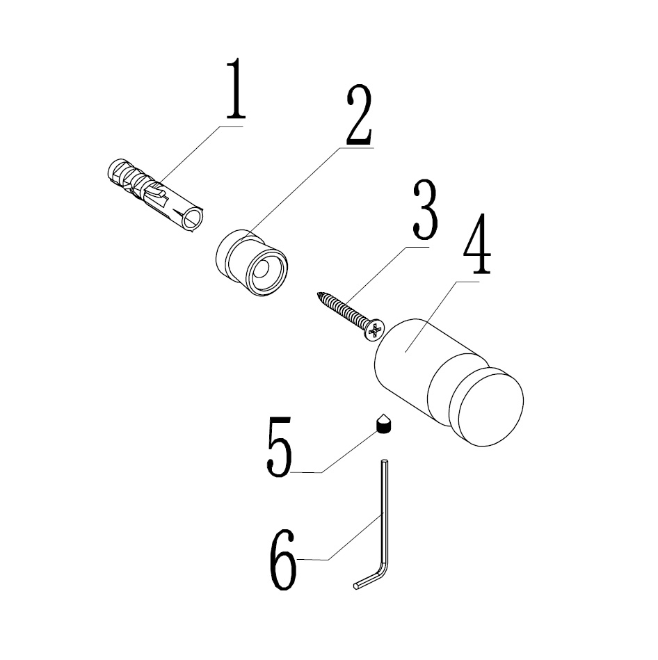 Крючок Abber Osten 316 AA1850BST, сталь брашированная 