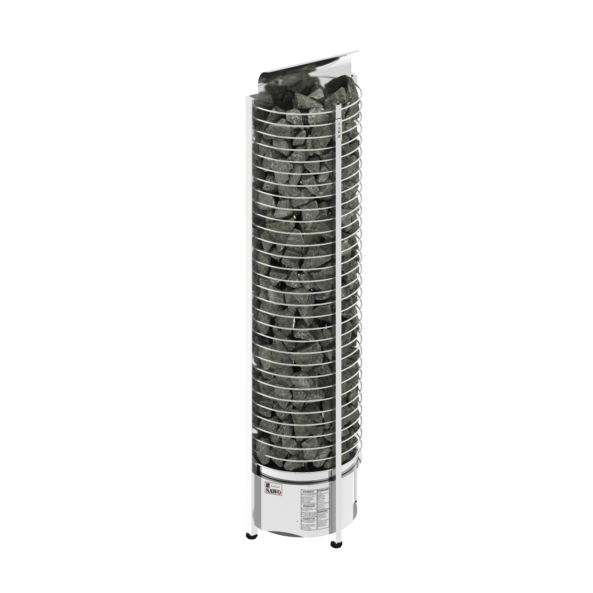 SAWO Электрическая печь TOWER TH3-45NS-WL пристенной установки, полукруглая, выносной пульт (пульт и блок мощности докупаются отдельно) 