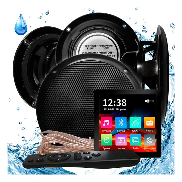 Комплект акустической системы Steam & Water БАНЯ ПО ЧЕРНОМУ 4 