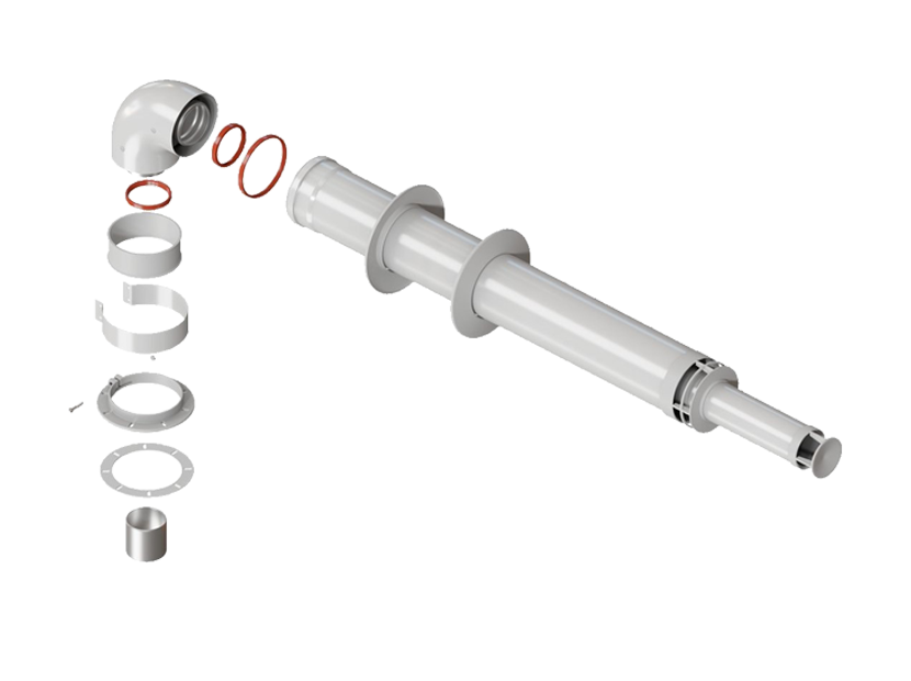 Комплект коаксиальный универсальный Royal Thermo АНТИЛЕД 60/100 - 1000мм 