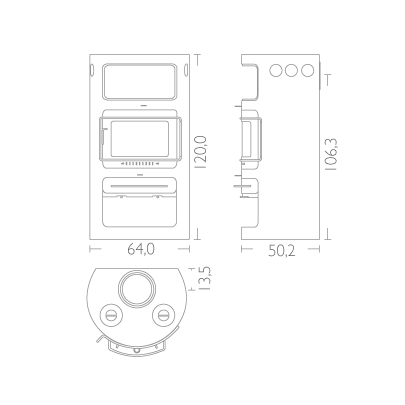 Печь HWAM Classic 7H 