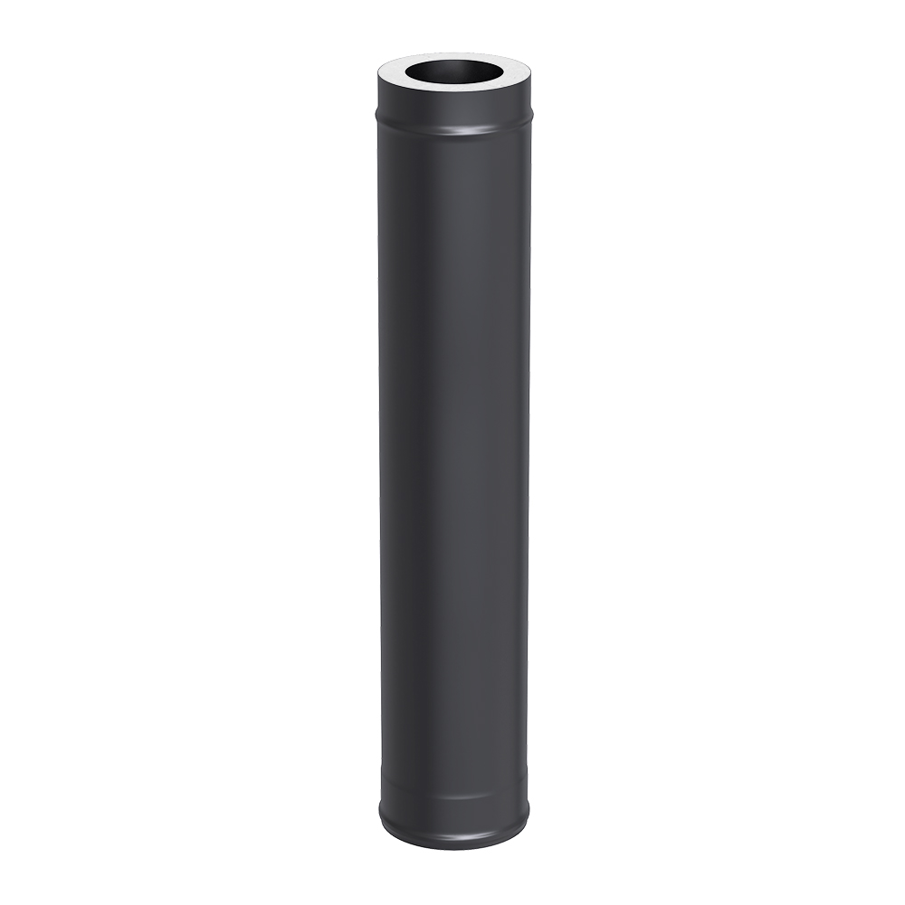 Сэндвич-труба KERABLACK (AISI 430 1,0мм/0,5мм)  д.115х200, L-1м 