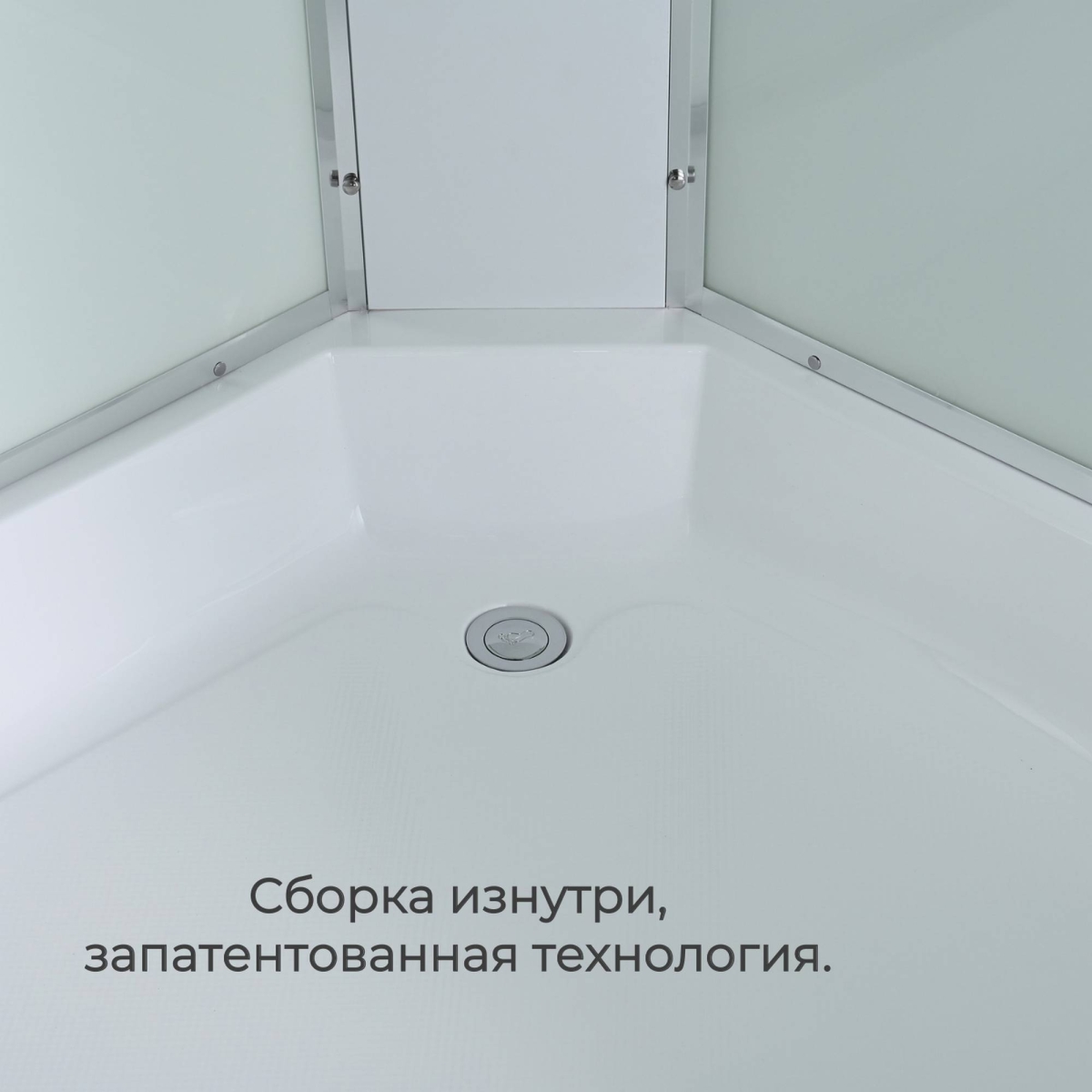 Душевая кабина EM3812RT стандартная прозрачная 