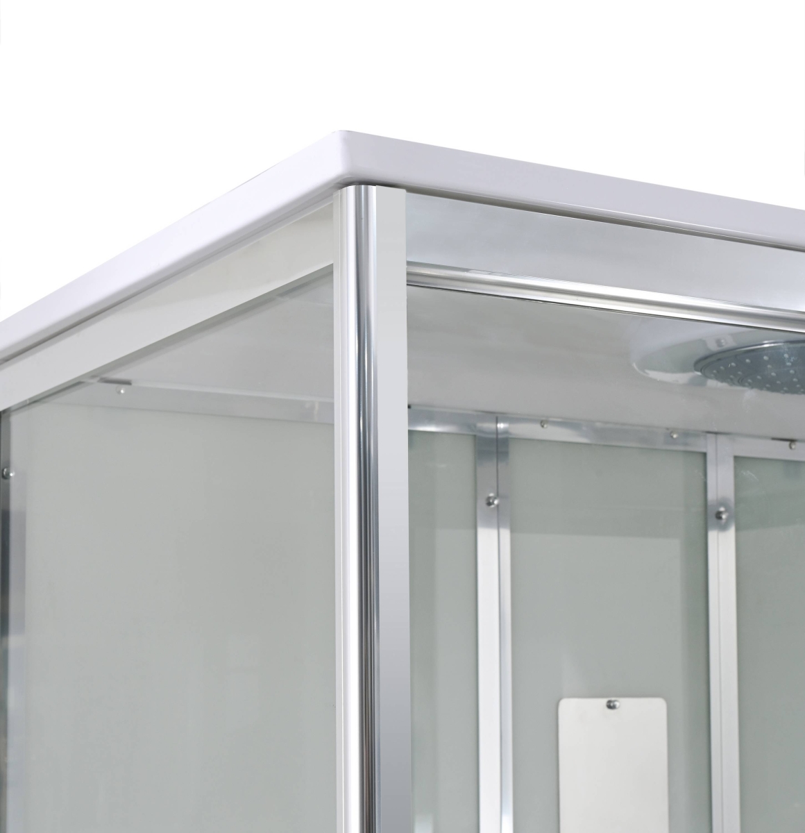 Душевой бокс AvaCan V5016 78257, 160 x 85 см, с крышей, поддон высокий, стекло прозрачное, профиль хром 