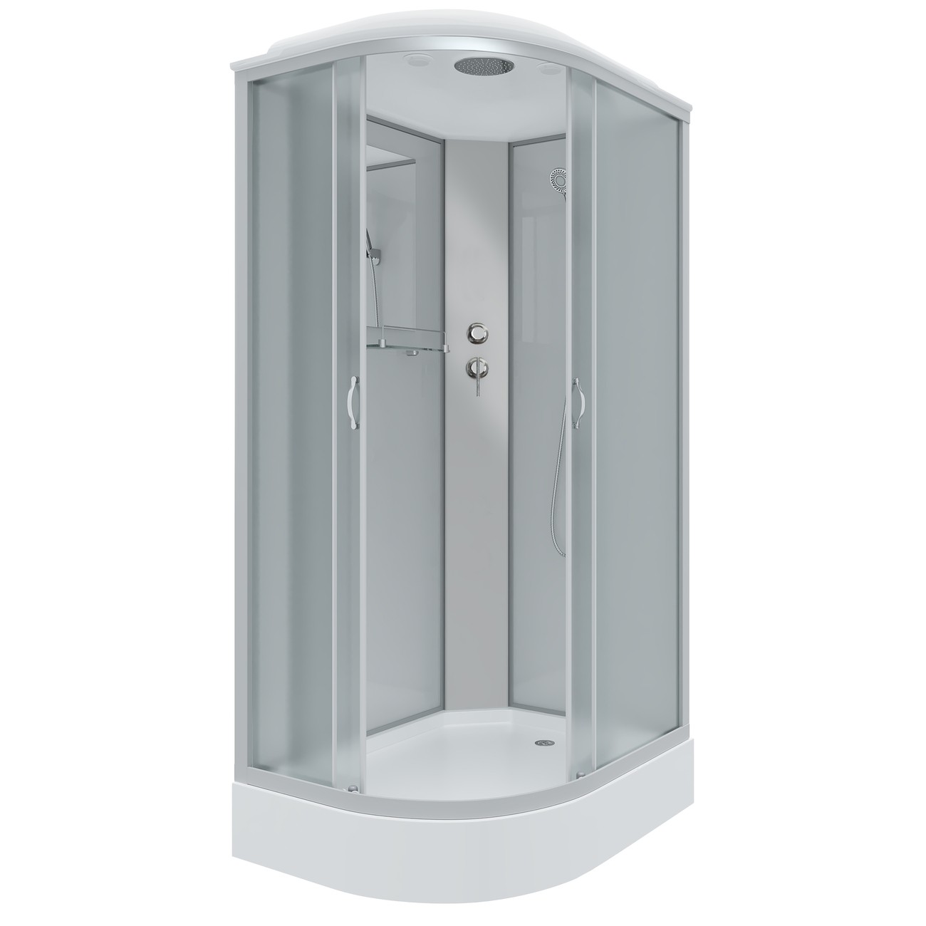 Душевая кабина Niagara Classic NG-3312-14R (120х80х215) низкий поддон(13см),стекло матовое,3 места 