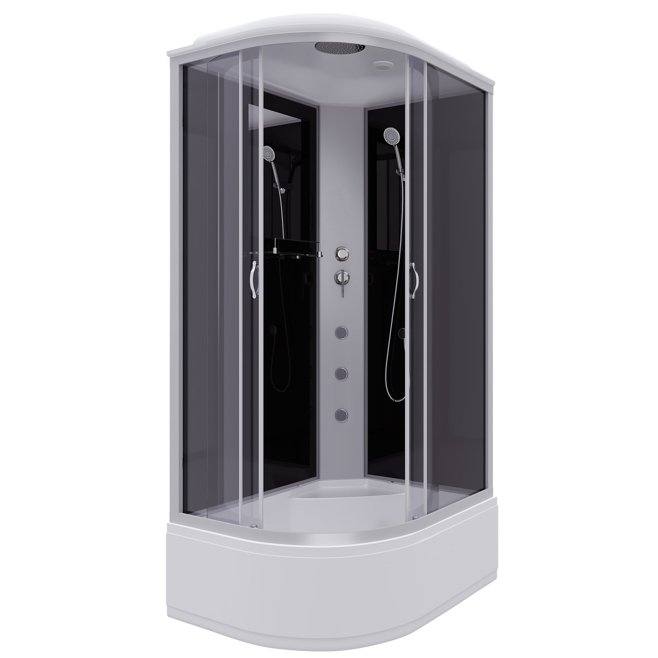 Душевая кабина Niagara Classic NG-2510-14RG (120х80х215) высокий поддон(40см),стекло тонированное,4 места 