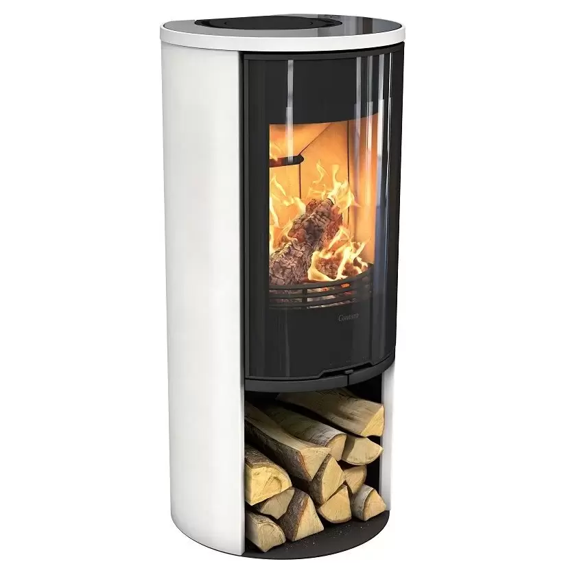 Печь камин Contura 510G:2 Style цвет белый 