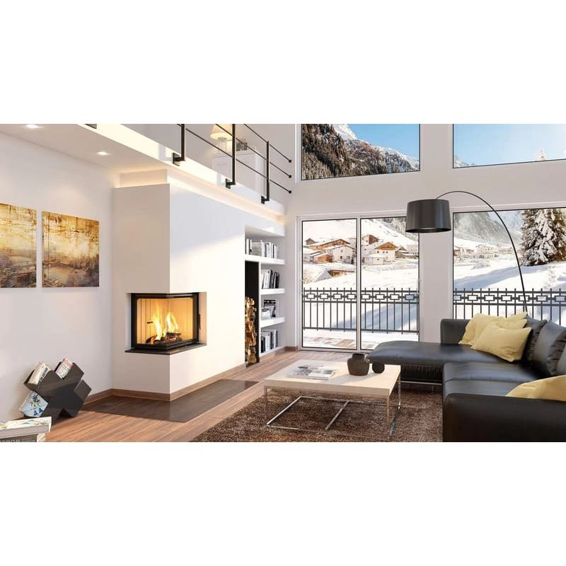 Каминная топка SPARTHERM Varia 2L-55 чёрный шамот 