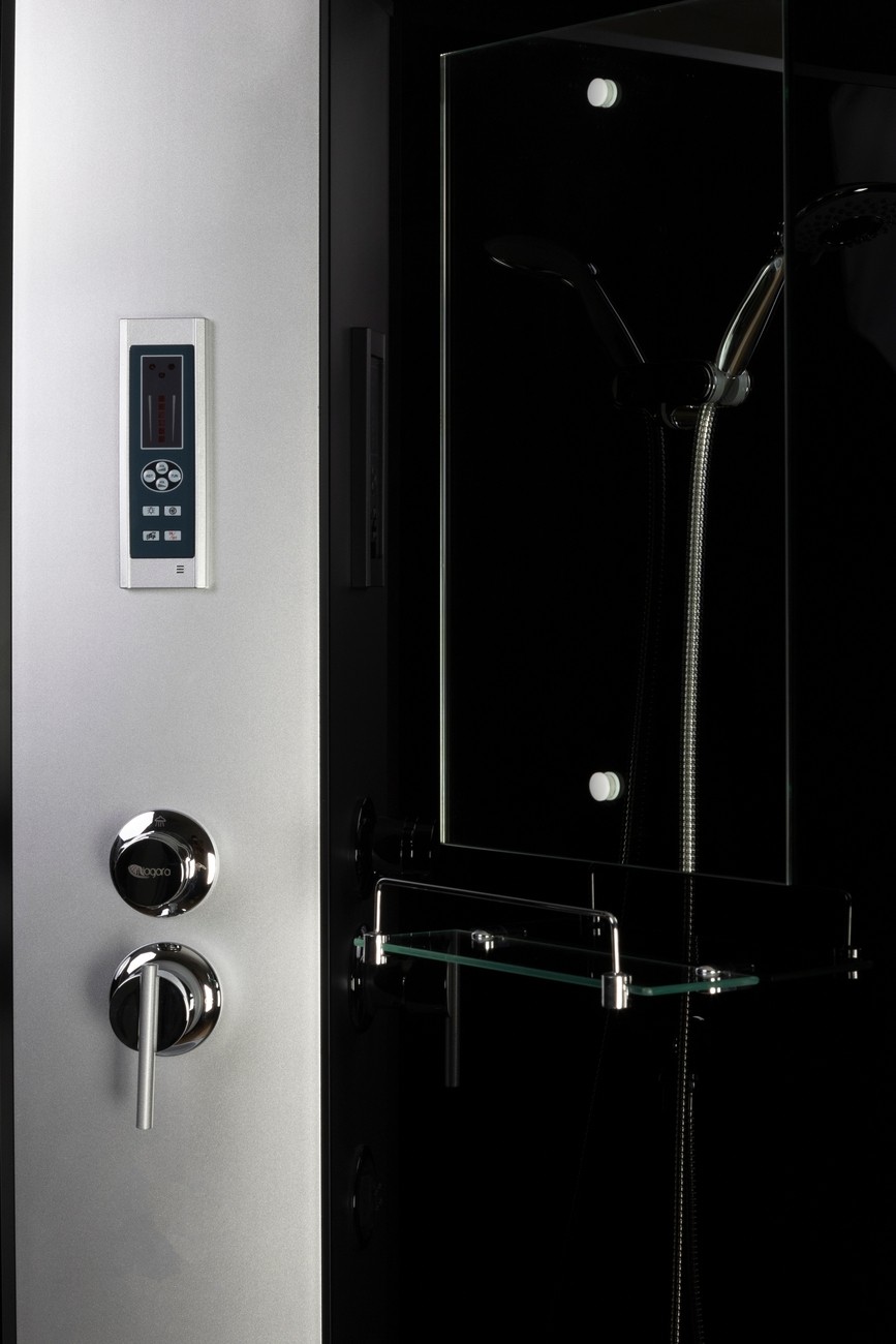 Душевая кабина Niagara Classic NG-2510-14RP (120х80х215) высокий поддон(40см),стекло тонированное,4 места 